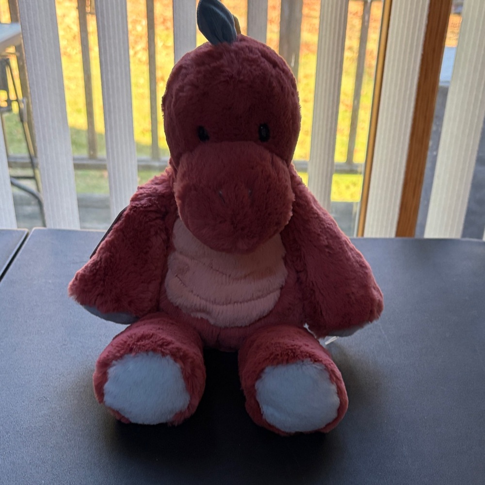Mary Meyer Cuddly Marshmallow Stegosaurus Dinosaur Plush Toy 13"